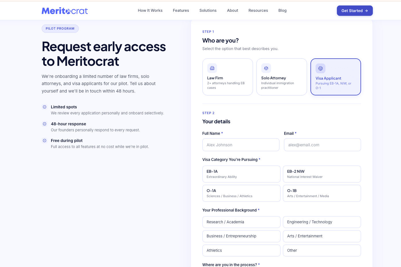 Early Access Open for EB-1A, EB-2 NIW, and O-1A Applicants and Attorneys